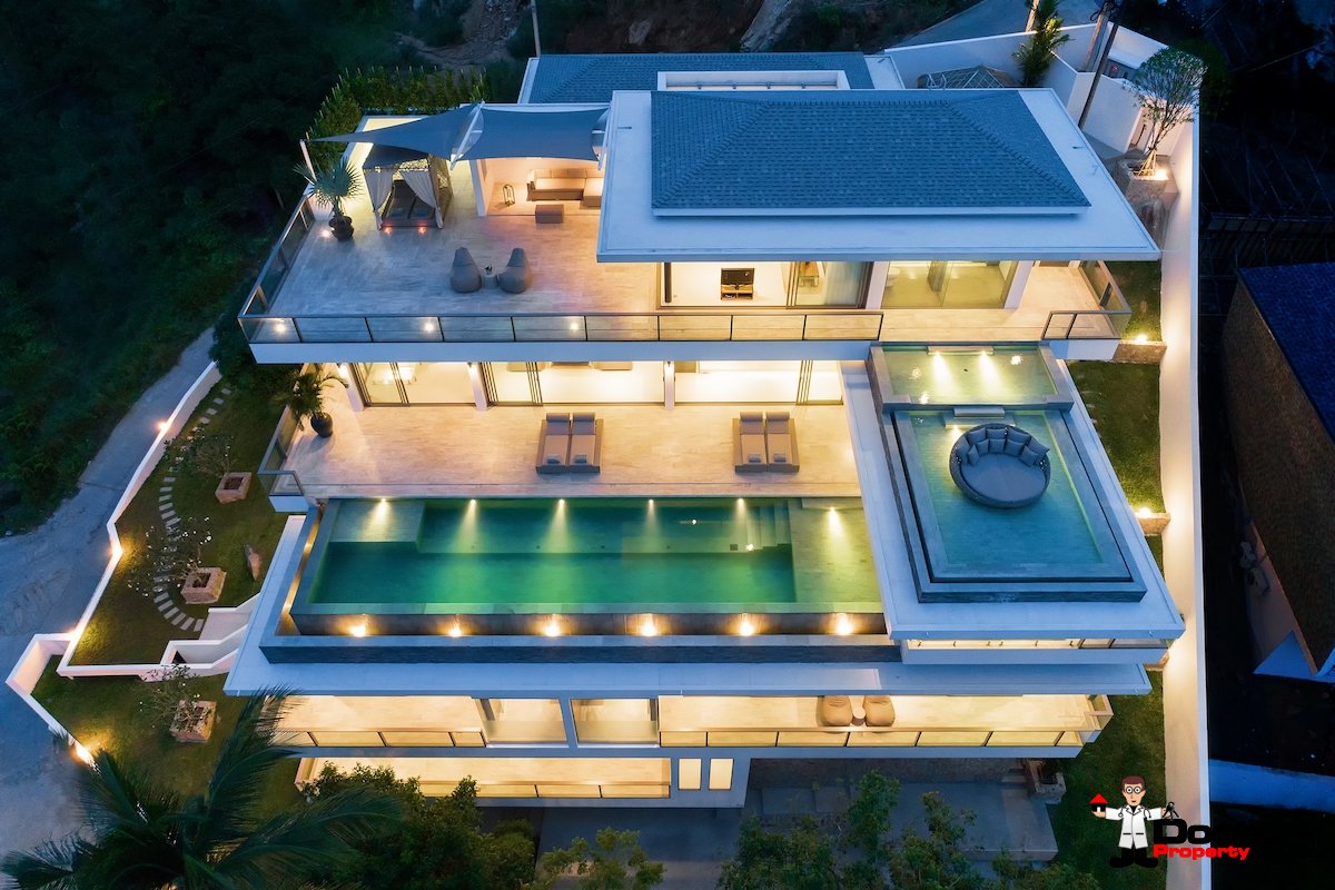 Magnificent Modern Villa with Panoramic Views - Chaweng Noi, Koh Samui - For Sale